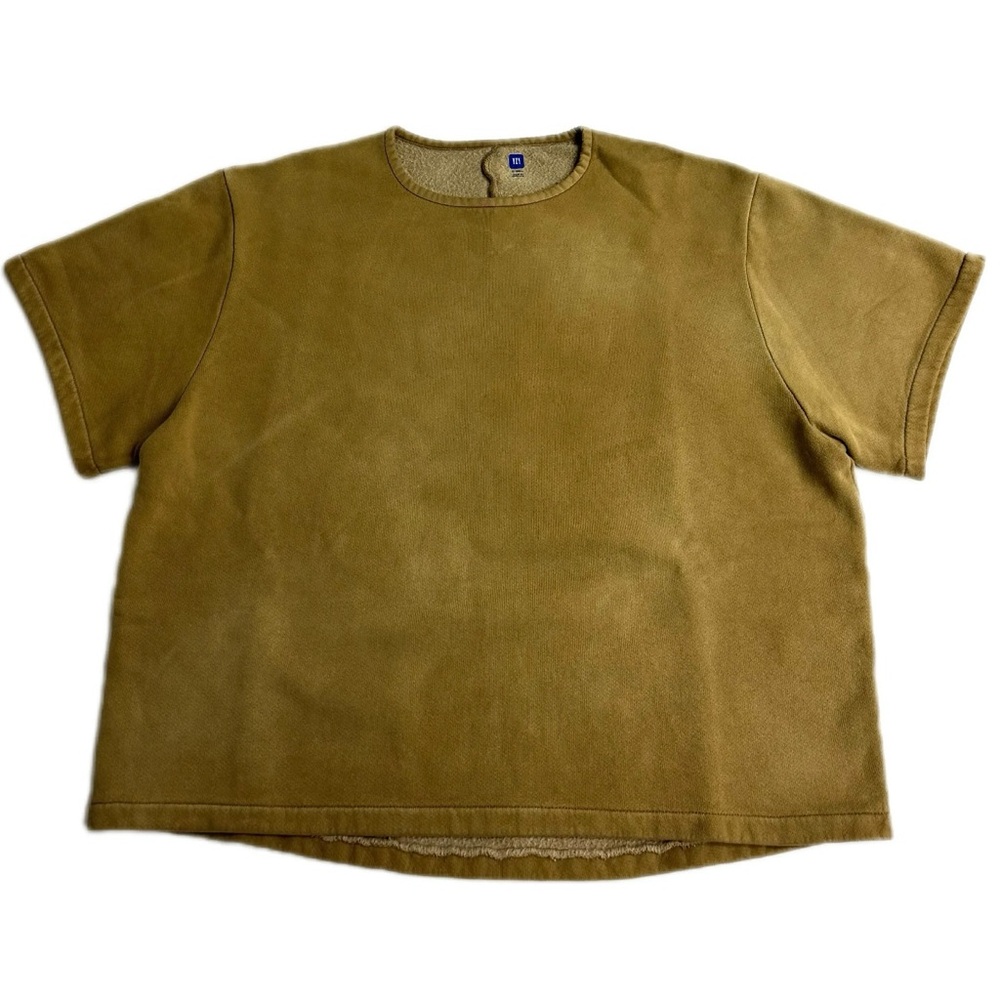 Yeezy Gap Fleece Yoke Tee Back “Bronze” (FW21) Sz 3XL